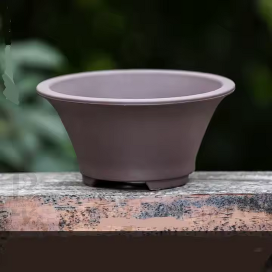 Luxe zware kunststof bonsai schaal rond 9cm
