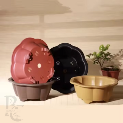 Luxe kunststof Bonsai schaal rond