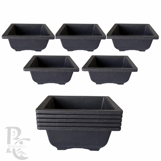 5-pack trainings pot 17cm vierkant laag