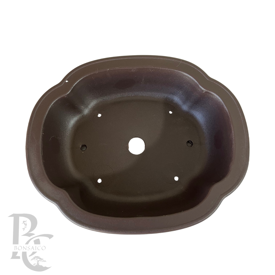 Luxe zware kunststof bonsai schaal ovaal 27cm
